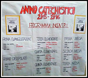 programma catechismo 2015-2016