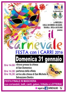 locandina carnevale 2016